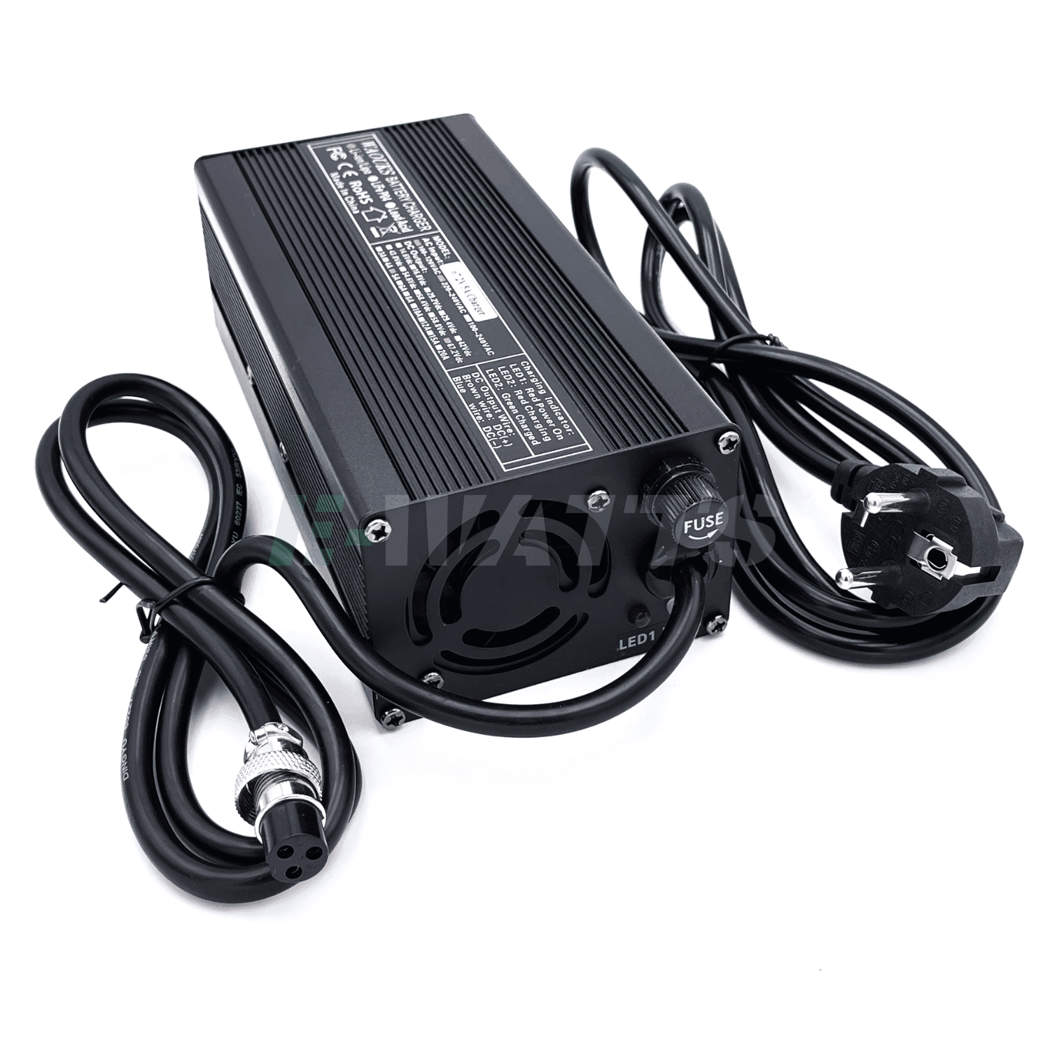 Chargeur rapide 60V / 67,2V 5A GX16 Premium