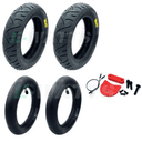 Kit pneus 10" PMT Xiaomi m365, Pro, Pro 2, 1S, Essential rouge