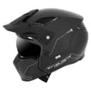 Casque trial MT Streetfighter SV noir mat profil