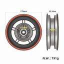 Jante avant Xiaomi Scooter 5 Max dimensions