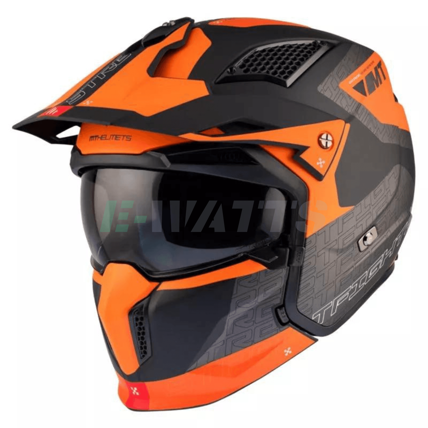 Casque MT Helmets Streetfighter SV S TOTEM B4 Matt Orange