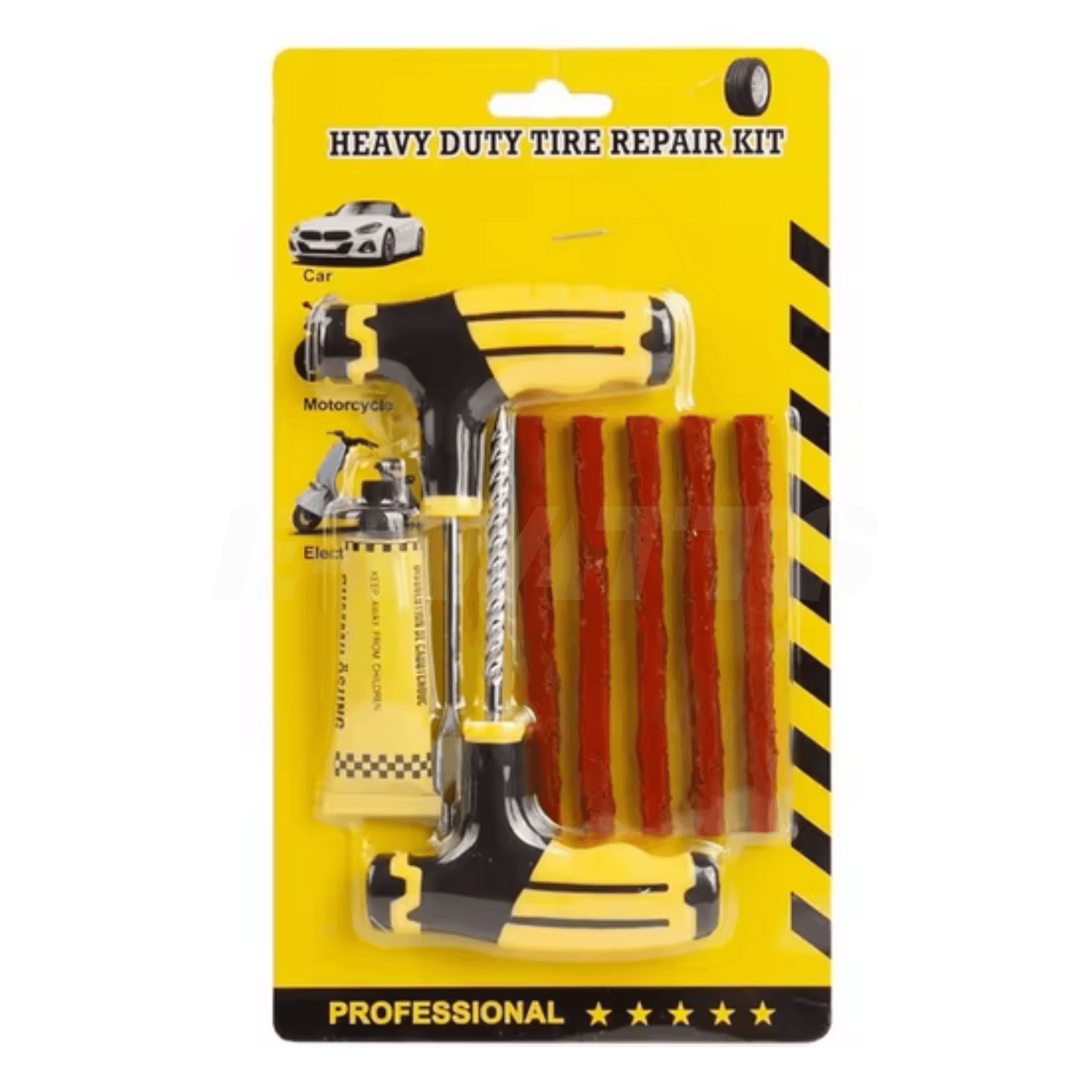 Kit réparation pneu tubeless